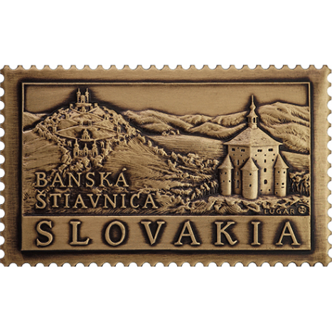 Magnetic medal BP "Banská Štiavnica"