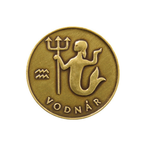 Žetón BP znamenie zverokruhu - VODNÁR