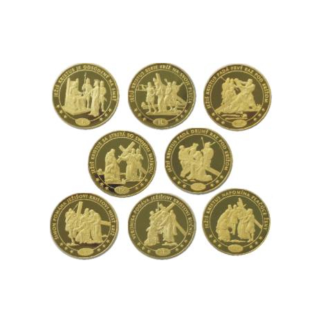 Medal Set - Way of the Cross (goldplated)