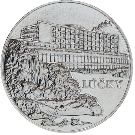 Token nickel-plated "Slovak thermal baths - Lúčky"
