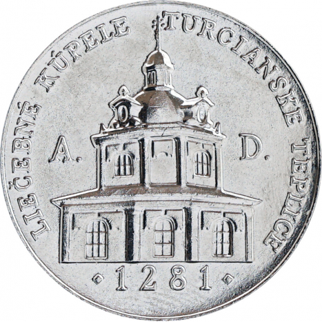 Token nickel-plated "Slovak thermal baths - Turčianske Teplice"