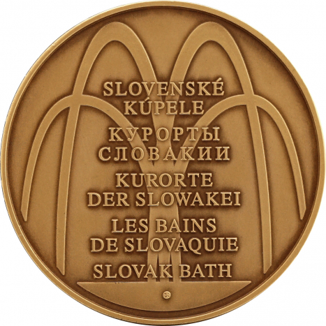Medaila BP "Slovenské kúpele - Sklené Teplice"