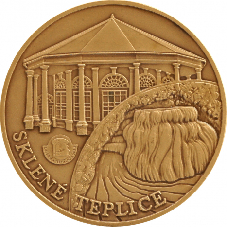 Medaila BP "Slovenské kúpele - Sklené Teplice"