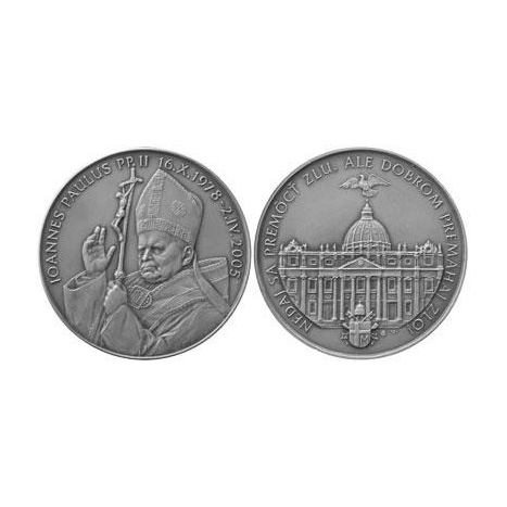 Medaila SP "Koniec pontifikátu Jána Pavla II."