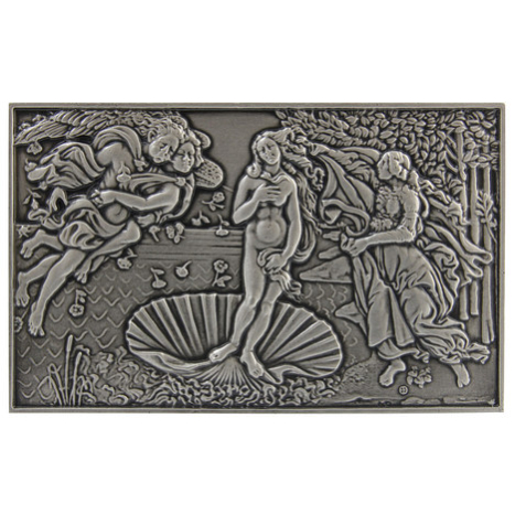Set of four plaques "Artworks of world famous artists II."