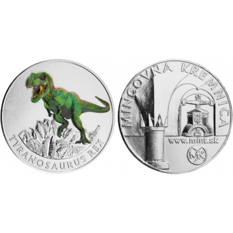 Medaila NF "Tyranosaurus" + mincovňa