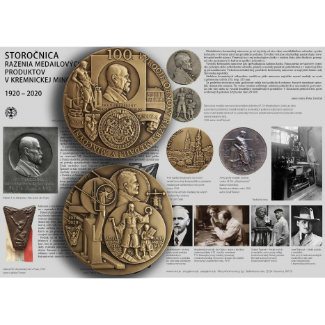 Medaila Ms "100. výročie obnovenia razby medailí v Mincovni"