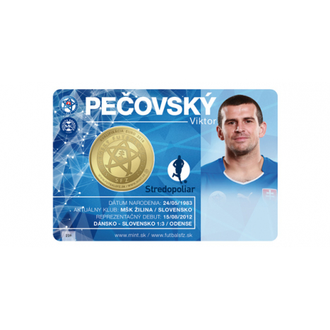 Zberateľská karta "VIKTOR PEČOVSKÝ"