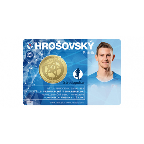 Zberateľská karta "PATRIK HROŠOVSKÝ"