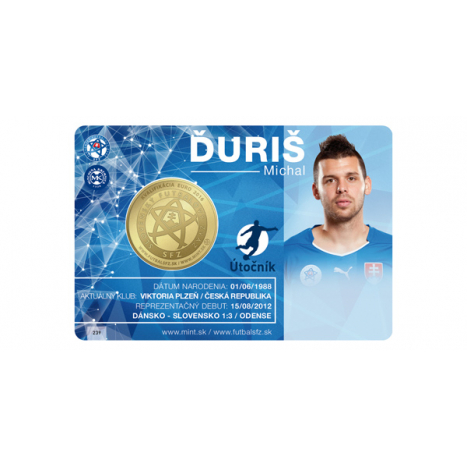 Collector card "MICHAL ĎURIŠ"