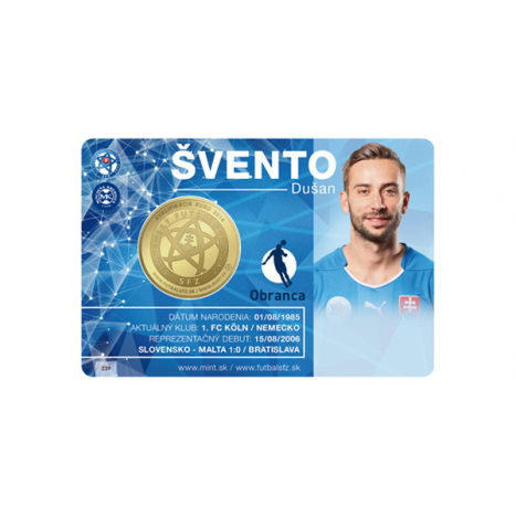 Collector card "DUŠAN ŠVENTO"