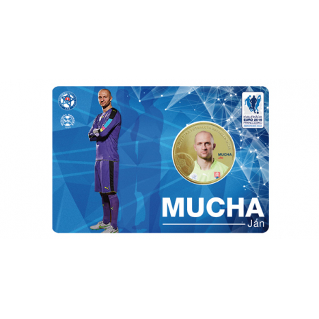 Zberateľská karta "JÁN MUCHA"