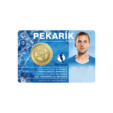Zberateľská karta "PETER PEKARÍK"