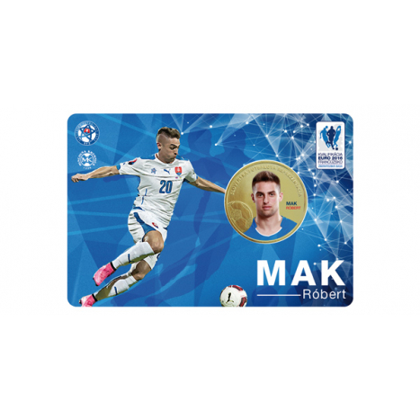 Zberateľská karta "RÓBERT MAK"