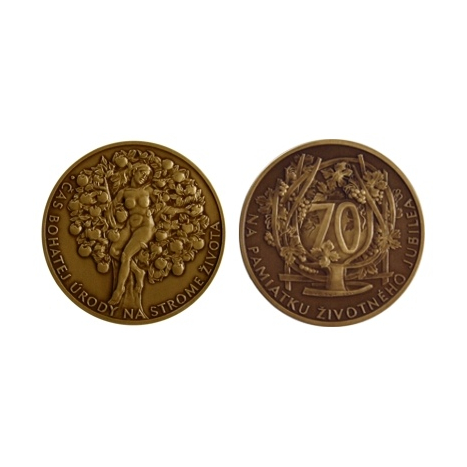 Medal BP in celebration of the 70th anniversary of the birth