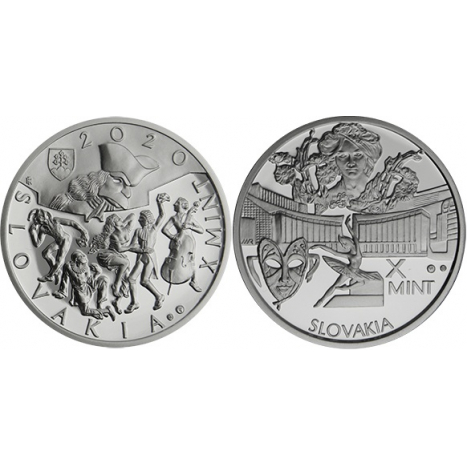 Medaily Ag "Nezrealizované motívy zberateľských mincí - "SND -100. výročie založenia" 
