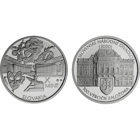 Medaily Ag "Nezrealizované motívy zberateľských mincí - "SND -100. výročie založenia" 