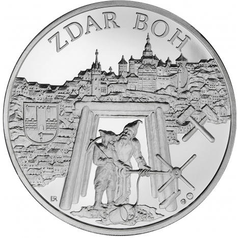 Silver medal " Zdar Boh - Banská Štiavnica"