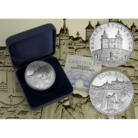 Silver medal " Zdar Boh - Banská Štiavnica"