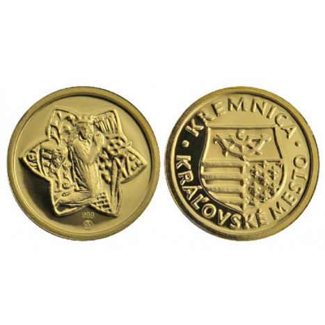 Medal Au "The Royal free city Kremnica"