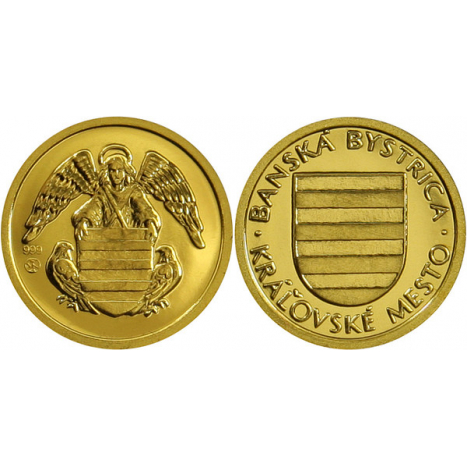 Medal gold "The Royal free town Banská Bystrica"