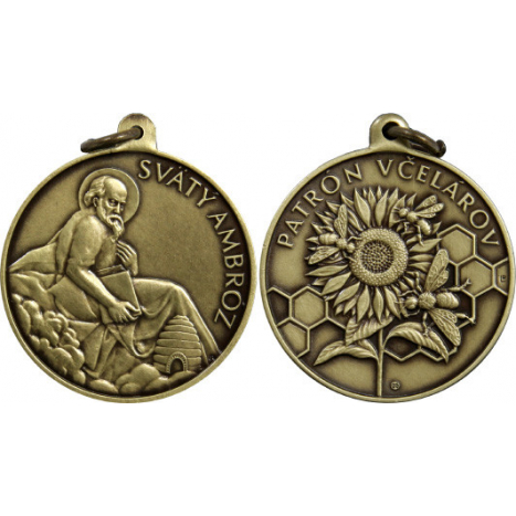 Pendant with an eye BP St. Ambróz - Patron Saint of beekeepers