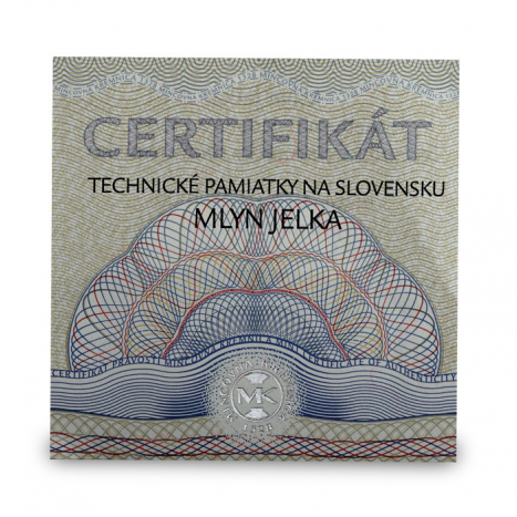 Strieborná medaila - Technické pamiatky na Slovensku- Mlyn Jelka