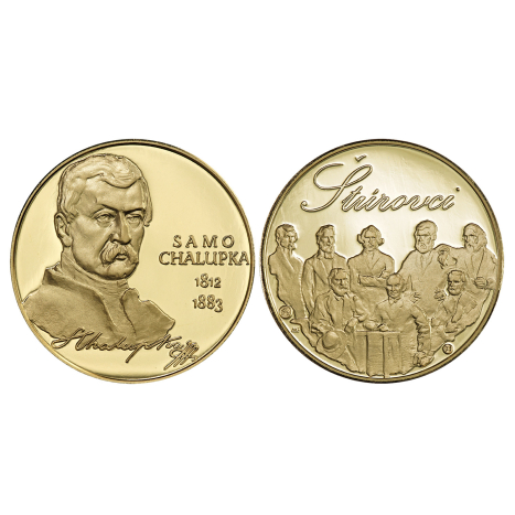 Zlatá medaila Štúrovci - Samo Chalupka