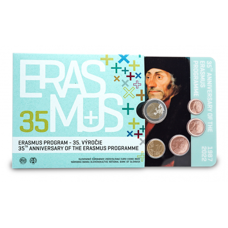 Súbor mincí 2022 Erasmus program - 35. výročie