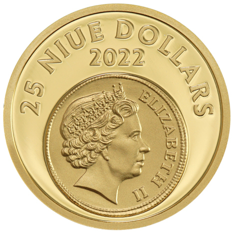 Minca zlatá (25 Dollars) - Kremnický zlatý