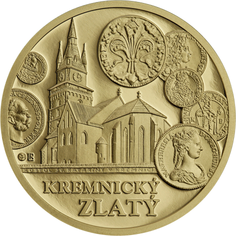 Minca zlatá (250 Dollars) - Kremnický zlatý