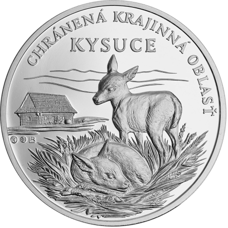 Strieborna medaila - Nezrealizované motívy zberateľských mincí- 20 € - Chránená krajinná oblasť - Kysuce