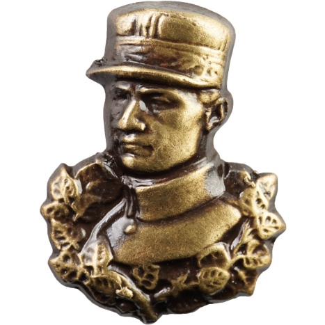 Odznak bronz patinovaný - Milan Rastislav Štefánik