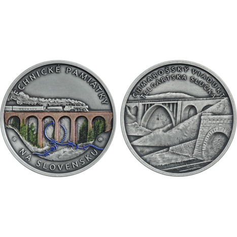 Strieborná medaila Telgártska slučka a Chmarošský viadukt