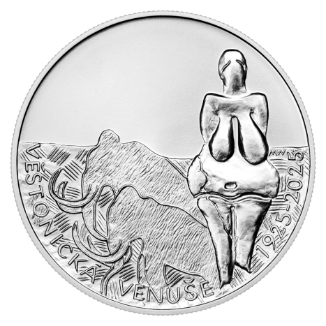 Strieborná minca 200 Kč (2025) - Věstonická Venuša