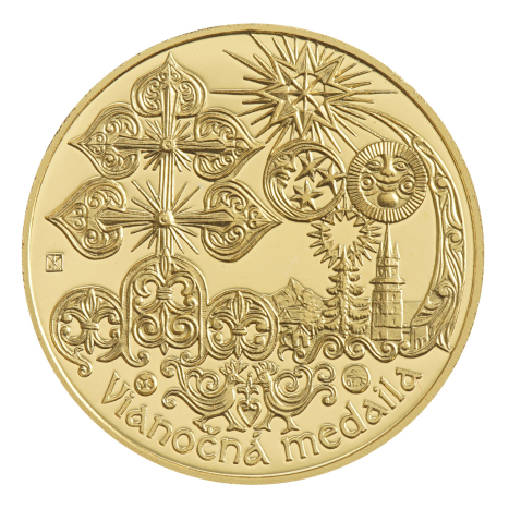 Zlatá medaila  - Vianočná medaila 2023