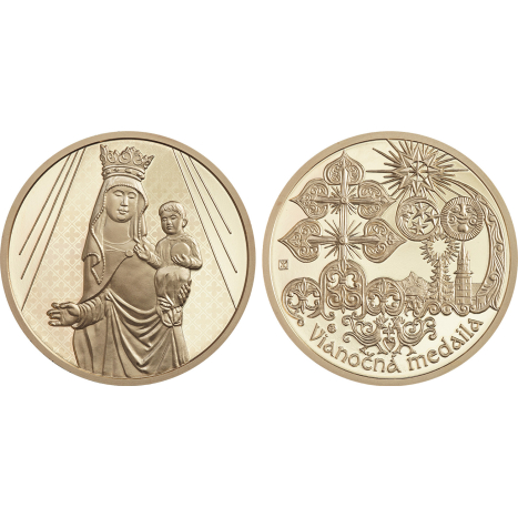 Mosadzná medaila - Vianočná medaila 2025