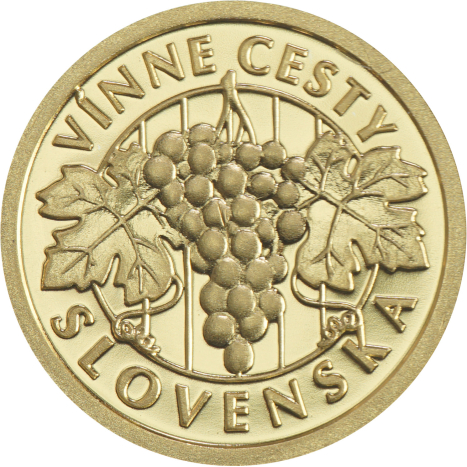 Zlatá medaila - Vínne cesty na Slovensku - Krupina - reverz