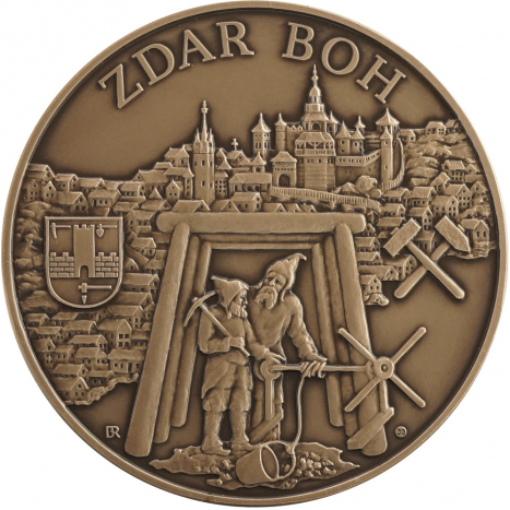 Medal BP "Zdar Boh -  Banská Štiavnica"