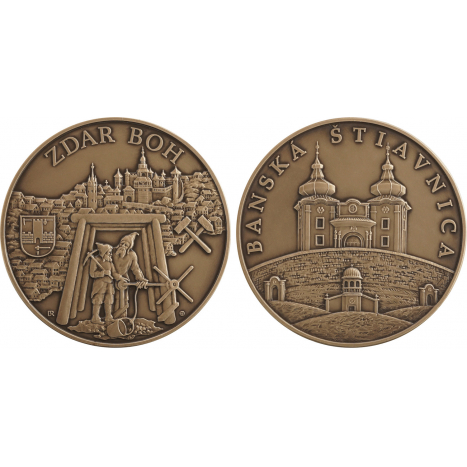 Medal BP "Zdar Boh -  Banská Štiavnica"