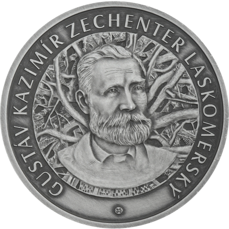 Medaila strieborná - Gustáv Kazimír Zechenter Laskomerský - Kremnica