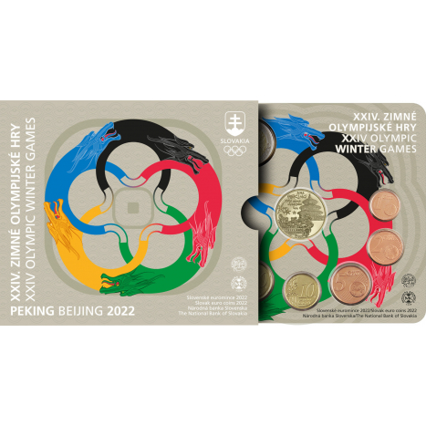 Súbor mincí BU 2022 Zimné olympijské hry - Peking 2022