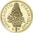 Minca zlatá 10 Dollars - Fauna a flóra - motív flóra - Červenohlav ihlanovitý
