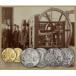 Medaila Ag pokovená ródiom 100.výročie začatia razby československých mincí