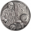 Medaila Ag 100.výročie začatia razby československých mincí