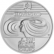 Silver coin 10 € (2021) BU - 100th anniversary of the Slovak Teachers' Choir