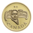 Zlatá minca 50 Francs CFA - Rituálne masky regiónov sveta III. - Kanada - averz