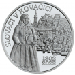 Strieborna minca 10€ 2022 proof reverz - Začiatok osídľovania Kovačice Slovákmi - 220. výročie