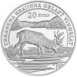 Strieborná minca 20€ (2023) BU - Chránená krajinná oblasť Vihorlat - averz