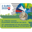 Zberateľská karta 2€/2020  Vstup SR do OECD - 20 výročie